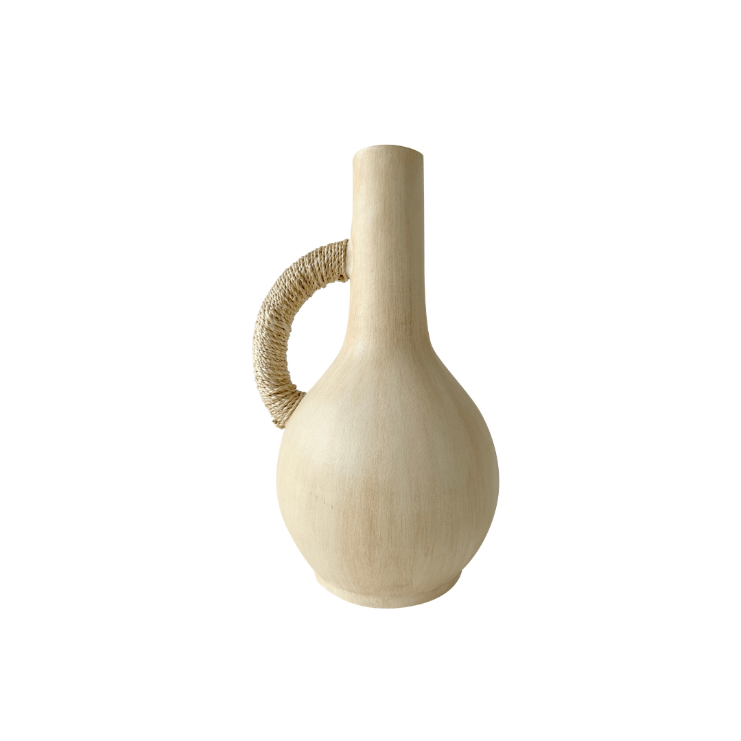 Arva Pale Terracotta Jug Vase