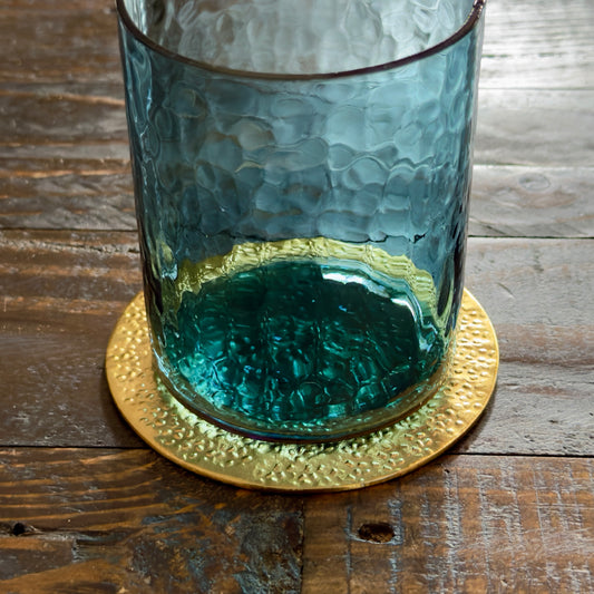 Rive Brass Coasters (Set of Four)