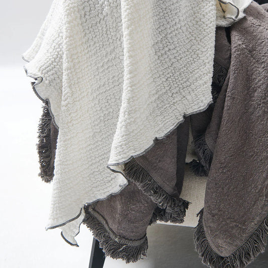 Luca Boho Linen Throw
