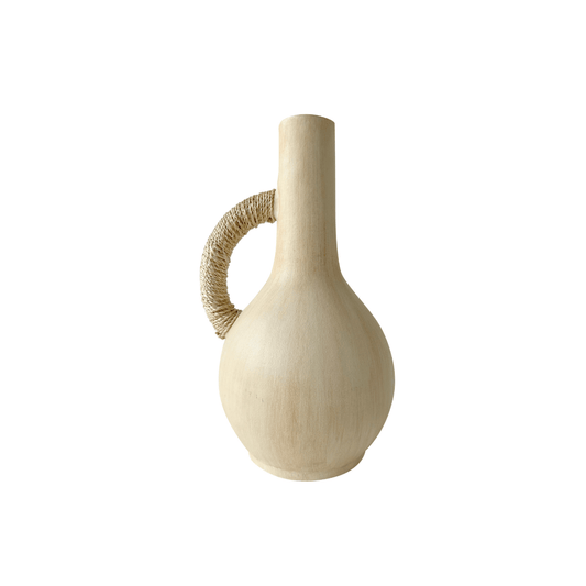 Arva Pale Terracotta Jug Vase