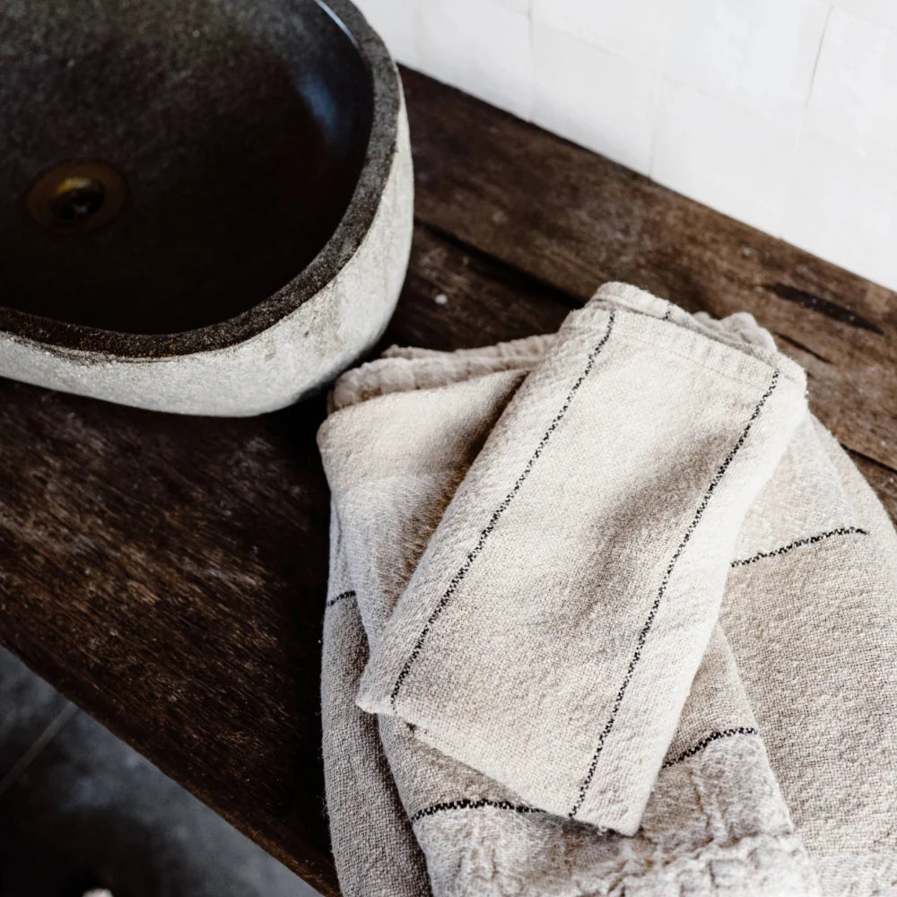 Retreat Linen Hand Towel (Set of 2)